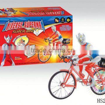 Light and music model bicycle toy