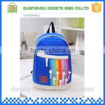 Blue beautiful pattern hipster school backpack bag