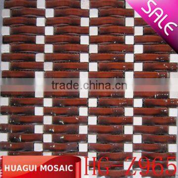 Foshan manufacturer 3D Mosaic Glass Tiles HG-Z965