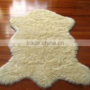 2014 Hot Sale Pure White Australian Sheepskin Rug