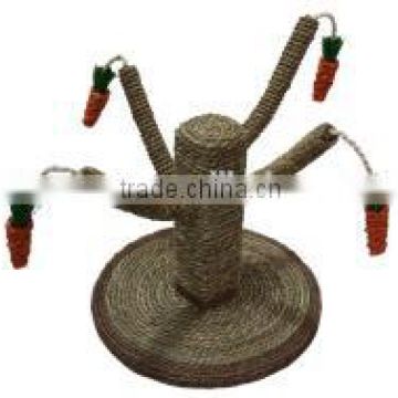 cat tree sisal carrot cat toy