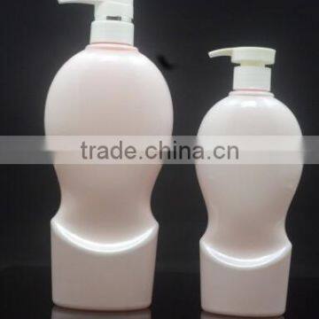 120ml 250ml 500ml 750ml screen printing surface handing and custom plastic PET bottle and lotion pump