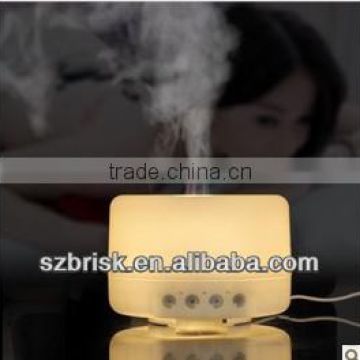 Ultrasonic aroma air warm mist humidifier 500ml with mood led lights