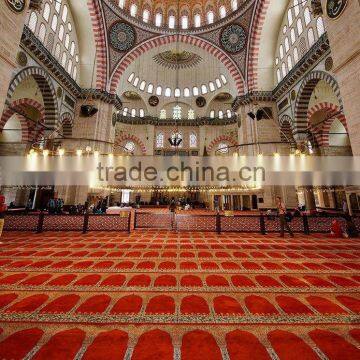 Mosque carpet Muslim Prayer carpets Red mosque prayer carpets