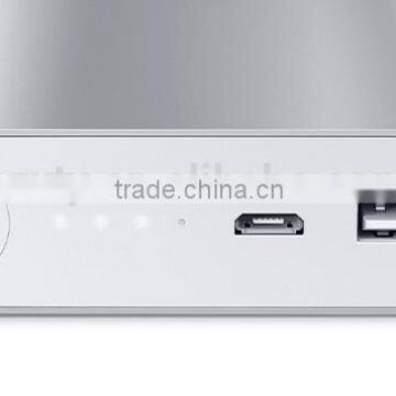 Aluminum MI power bank 10400mah,A grade 18650 XIAO MI portable charger