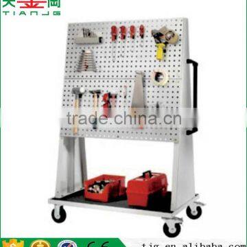 China TJG-KF03 Mechanical Workshop Movable Tools Rack Metal Hanging Shelf Board