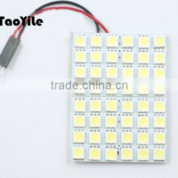 china manufacturer Car Panel Light 48SMD 5050 LED Auto Light Dome bulb lamp interior room dome light