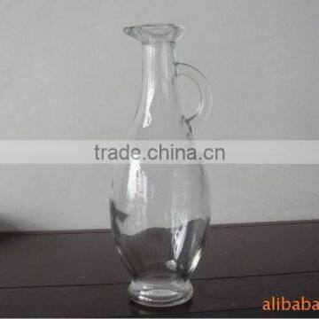 250ml 500ml 750ml clear olive oil glass bottle with handle and the cork