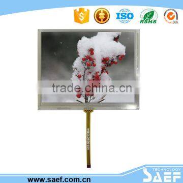 China Popular 5.6 inch 640*(RGB)*480 VGA TFT LCD Display with Tcon 4 wire Resistive Touch Screen Panel