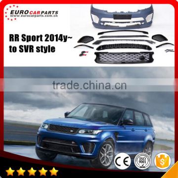 SVR body kits fit for RR Sport 2014year to SVR style PP material body kits