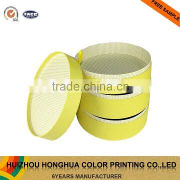 Decorative Cardboard Box Polka Dot Inside Gift Box Paper Round Storage Box