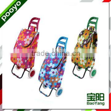 jacquard fabric shopping cart trolley JX-A2D-1