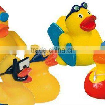 sunglass bath rubber duck, PVC duck