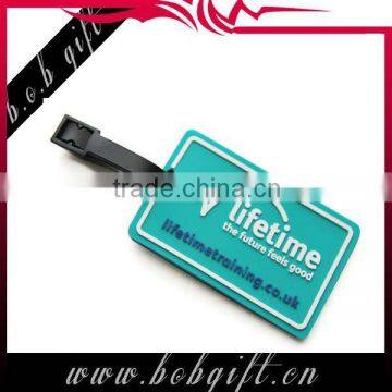 Flexible Rubber PVC luggage tag