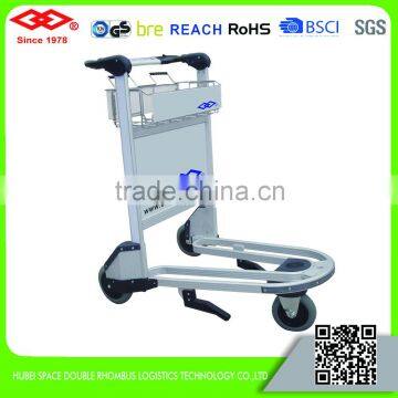 2016 New Design Three Wheels High Strength Aluminium Airport Trolley With Brake