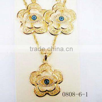 Lucky Eye Jewelry Necklace Known to Ward Off Evil, Jewelry Trendy Style Gold Plated, Perfect for Every Occasion, Gift and