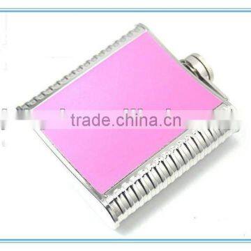 Colourful duplex steel series best sell hip flask steel