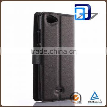 Bulk Buy From China Product Stand Wallet Lychee Leather Cover for Wiko Pulp 4G Case Express photo-5
