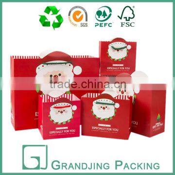 Recyclable Christmas celebrate gift shopping paper bag