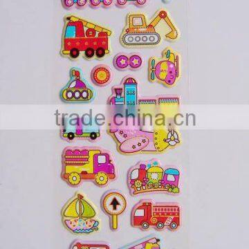 Car Trucks Plane puffy scrapbooking sticker