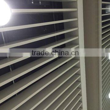 Coffe House roof ceiling design of metal U-Tube tiles