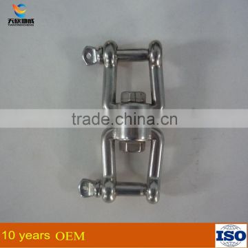 marine hardware stainless steel jaw and jaw swivel