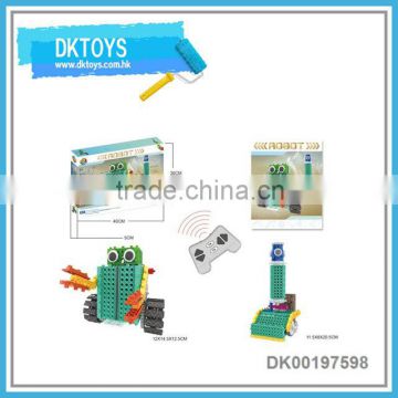 2 in 1 4 ch r/c building block robot set