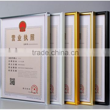 wholesale wall mounted certificate frame case