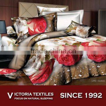 luxury 3D duvet set bedding comforter cover sets king queen size