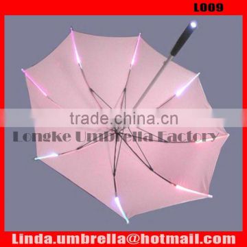 [L009]New arrival, LED umbrella with torch handle