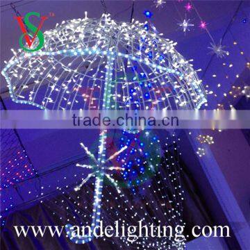 LED 3D motif umbrella light Christmas lighting