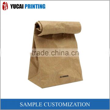 Foldable Kraft Paper Shopping Bag