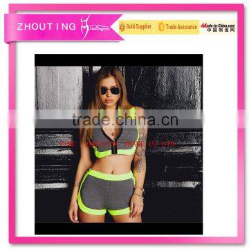 In the Summer of 2016 the Foreign Trade Ladies Fashion Sexy Leisure Printed Sleeveless Vest Shorts Suit