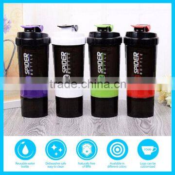 2016 Bpa Free New Product Protein Joyshaker Sport Plastic Water Bottle