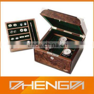 Best Sell custom made high-end wooden watch collection box with tray (ZDS-F220)