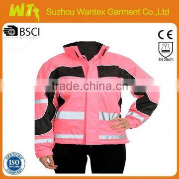 fashion women outdoor jacket waterproof reflective jacket winter