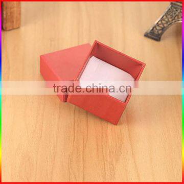 Customized Charming Hard Paperboard Paper Wedding Ring Box