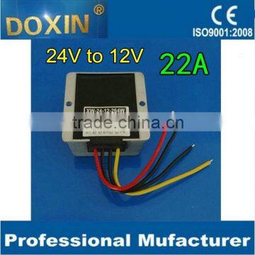 24v to 12v 22A 264Watt DC-DC width regulated dc/dc power ocnvetrer