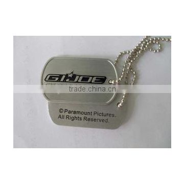 Metal crafts of fashion printing cartoon aluminum brass men custom metal dog tag