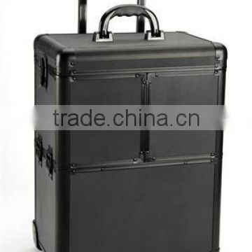 Black Professional Rolling Makeup Case(XY-133)