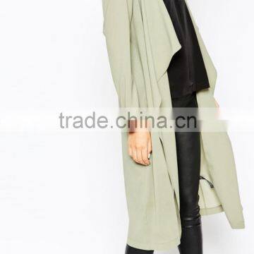 Wholesale Elegant Fashion Autumn Trench Long Coat photo-3