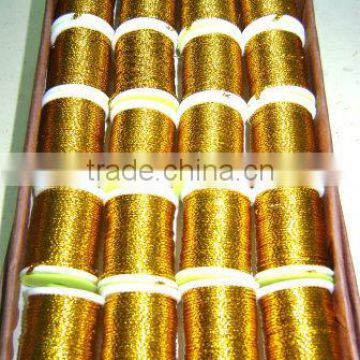 Indian Fly Fishing Tackle Tinsel Golden