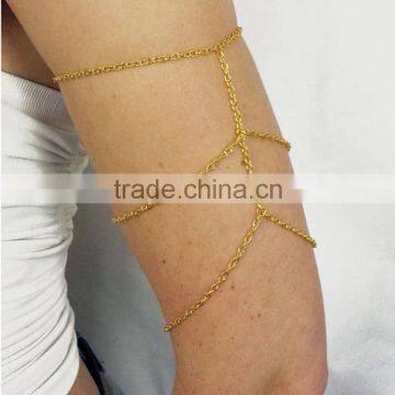 Fashion Gold Tassels Three Layers Arm Chain photo-3