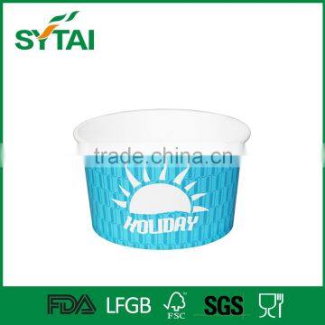wholesale custom logo disposable paper salad glass