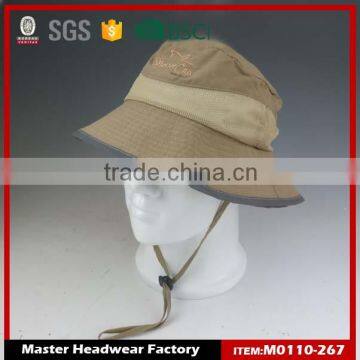 2015 fashion colorful light function fabric fisherman base bucket hat