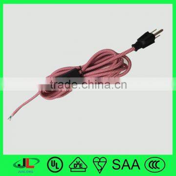 Festoon lighting cable,led light cable and wire,airfield lighting cable with 3 pin plug and 303 socket