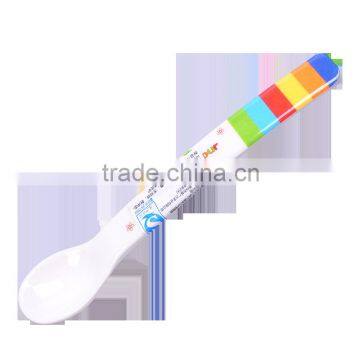 Baby Products 100% A5 Grade Melamine Baby Feeding Spoon Silicone Spoon Baby