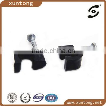 Round nail plastic round screw adhesive plastic wall cable clip