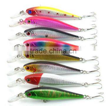 3D Lifelike Eyes Fishing Minnow Lures 8 Colors 10.1cm 9.36g High Quality Artficial Plastic Wobbler Hard Bait