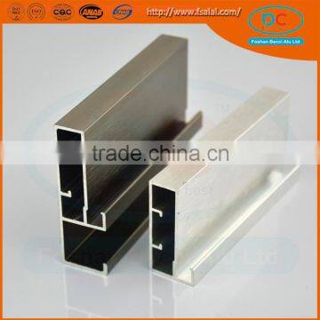 6063 T5 wardrobe sliding handle aluminium profile